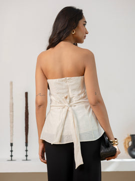 Seam Detailed Tube Top