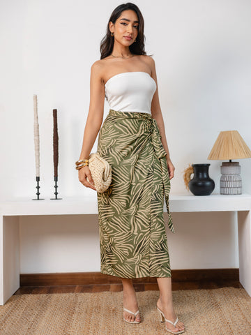 Midi Wrap Skirt