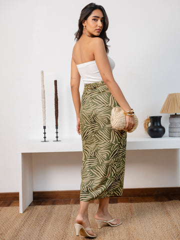 Midi Wrap Skirt
