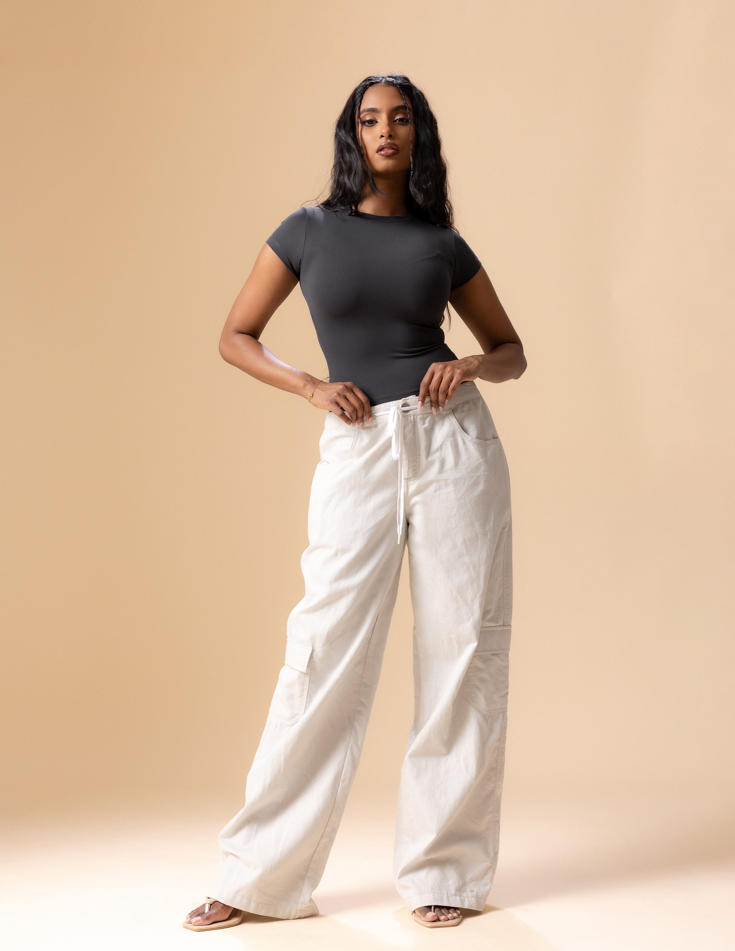 Rue High Neck Fitted Top