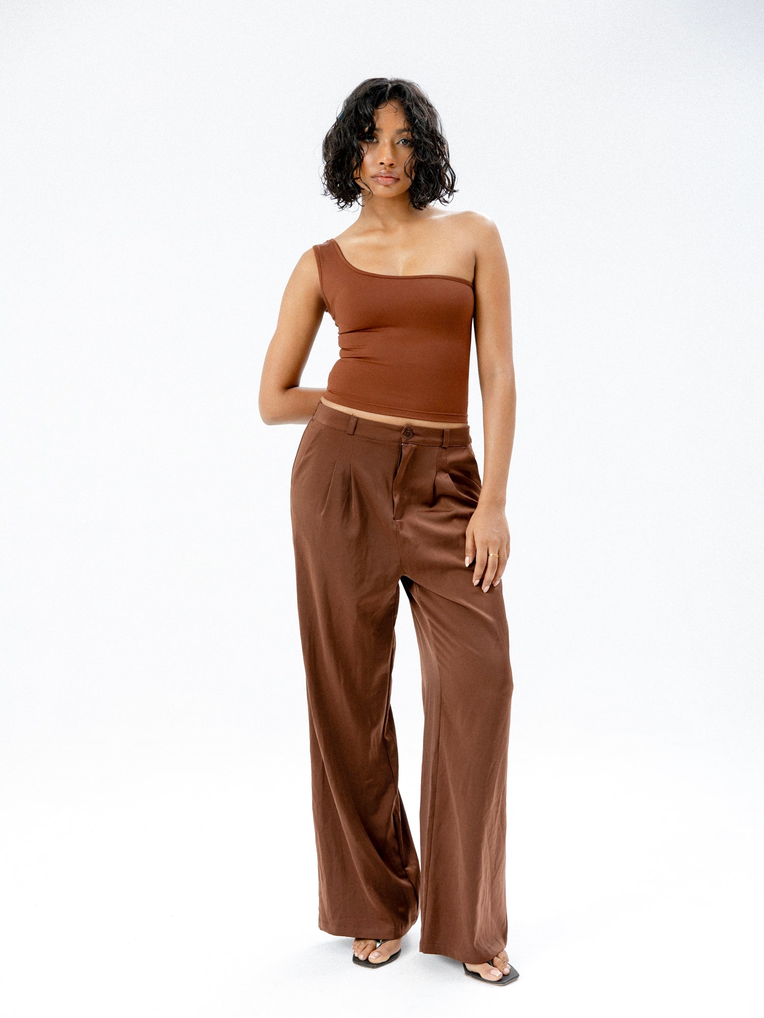 Suzane One Shoulder Top