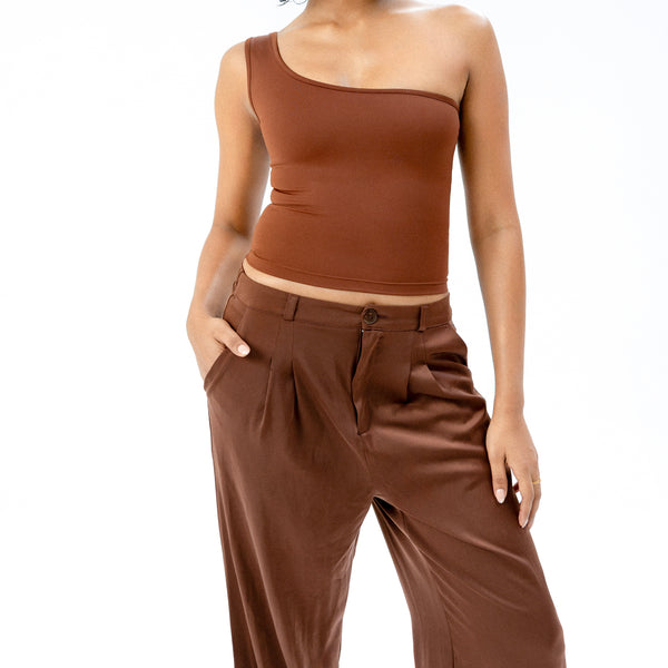 Suzane One Shoulder Top