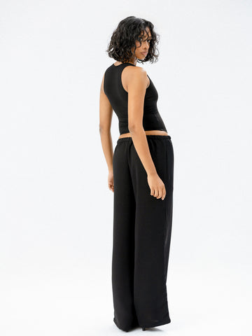 Amee Halter Deep Neck Top