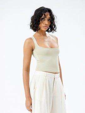 Estelle Wide Neck Fitted Top
