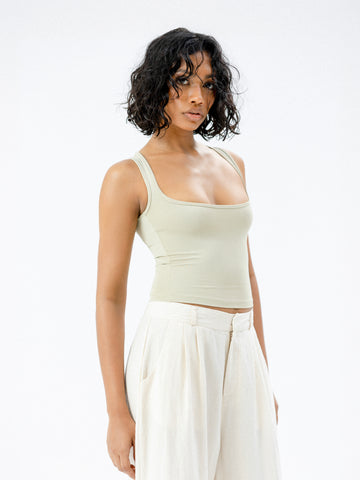 Estelle Wide Neck Fitted Top