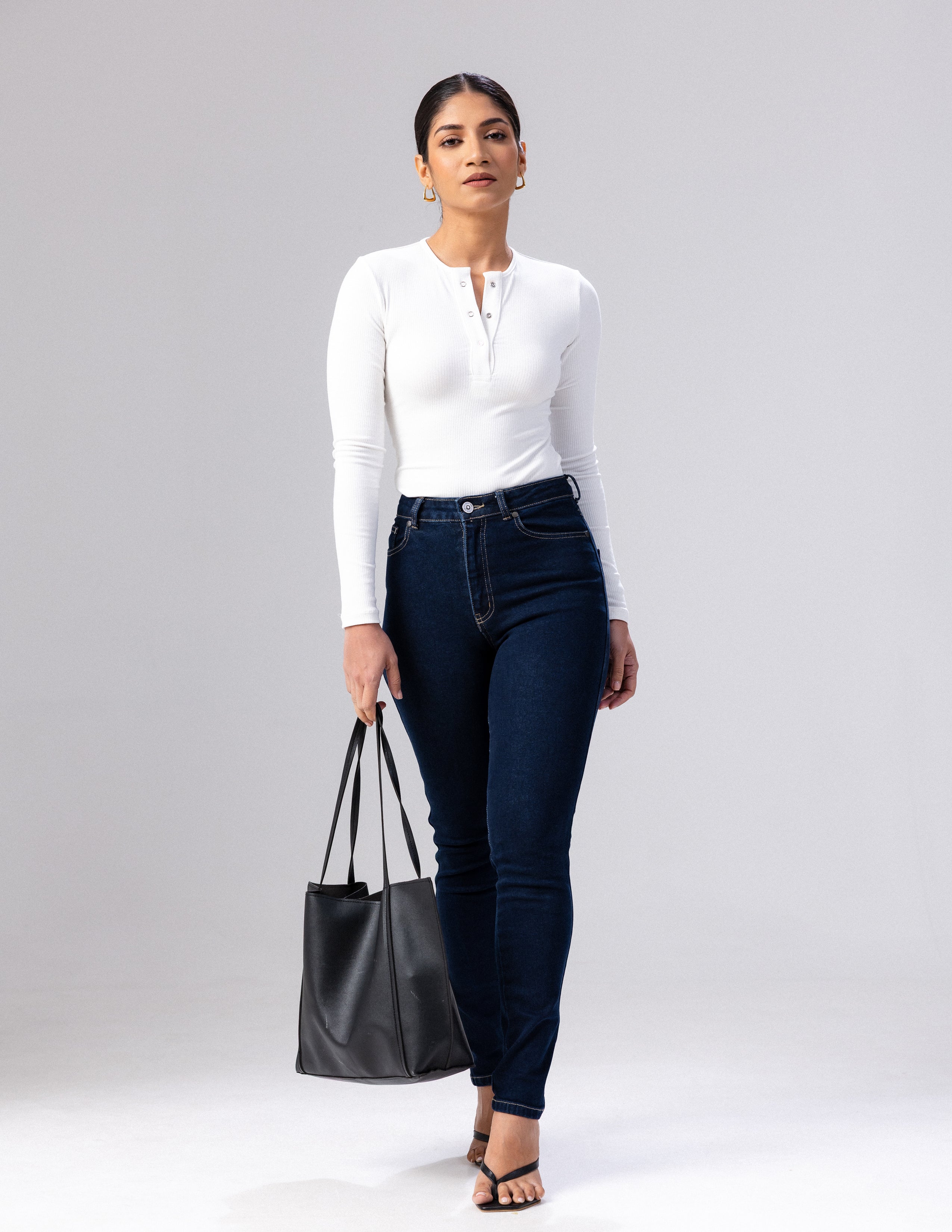 High Waist Skinny Fit Jean