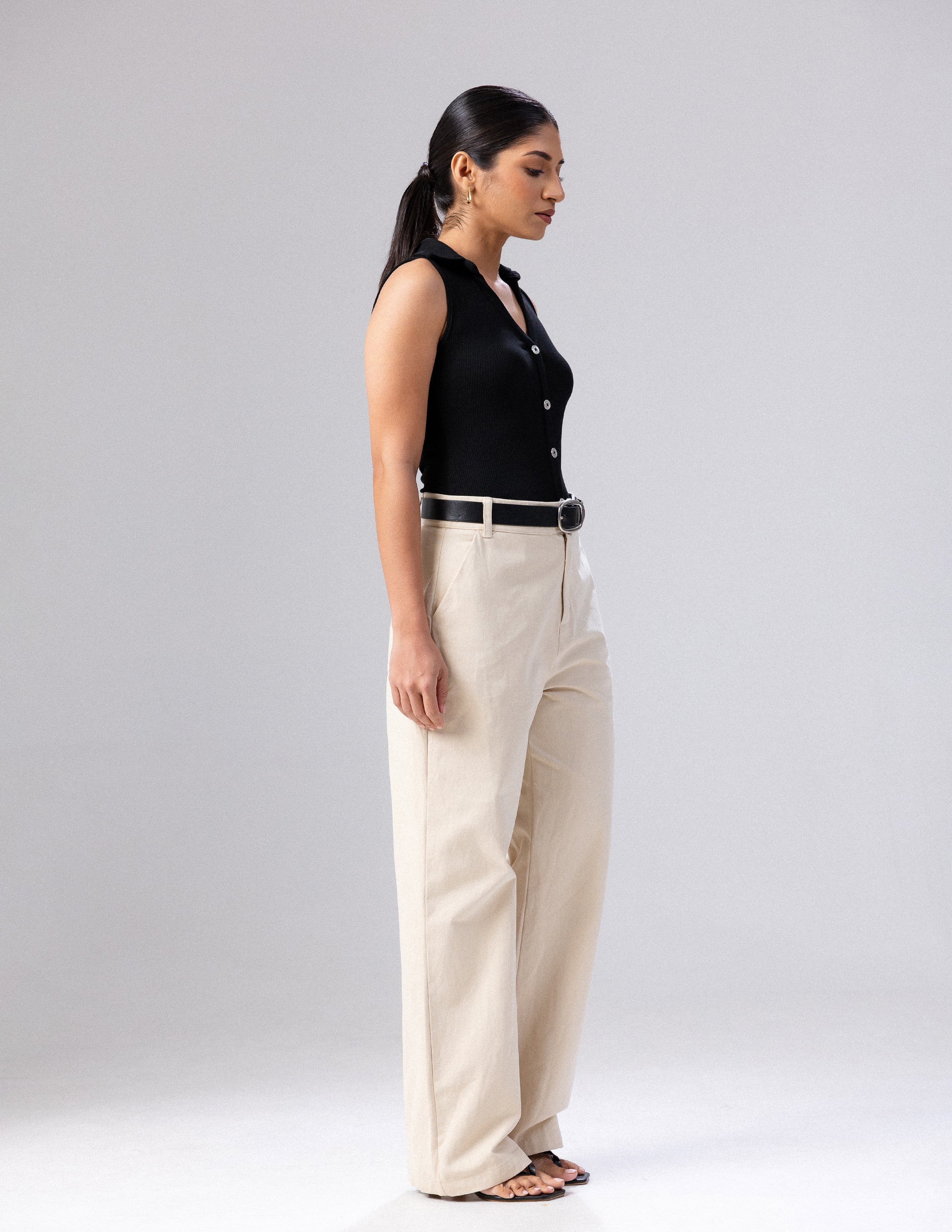 High Waist Wide Leg Pant
