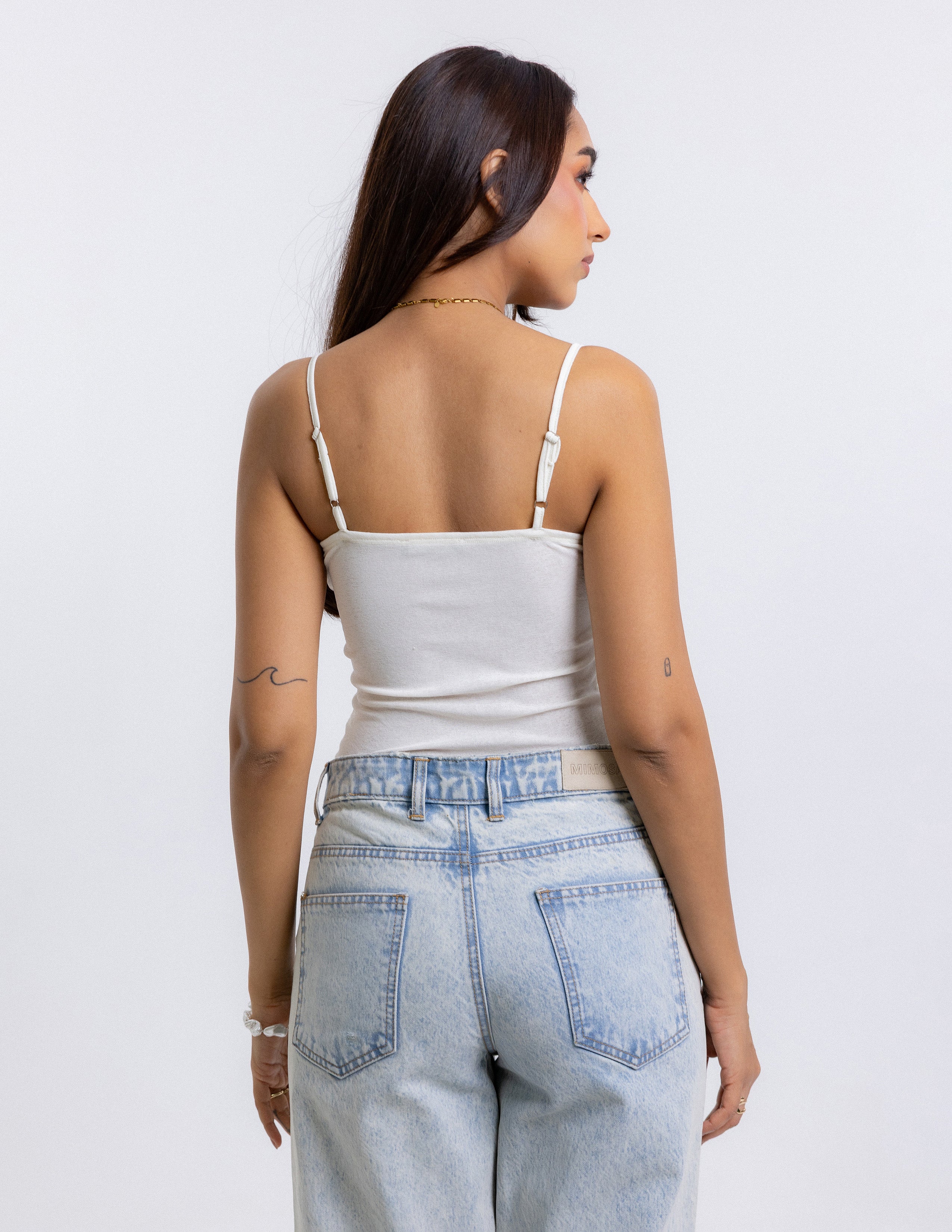 Bust Ruched Sleeveless Top