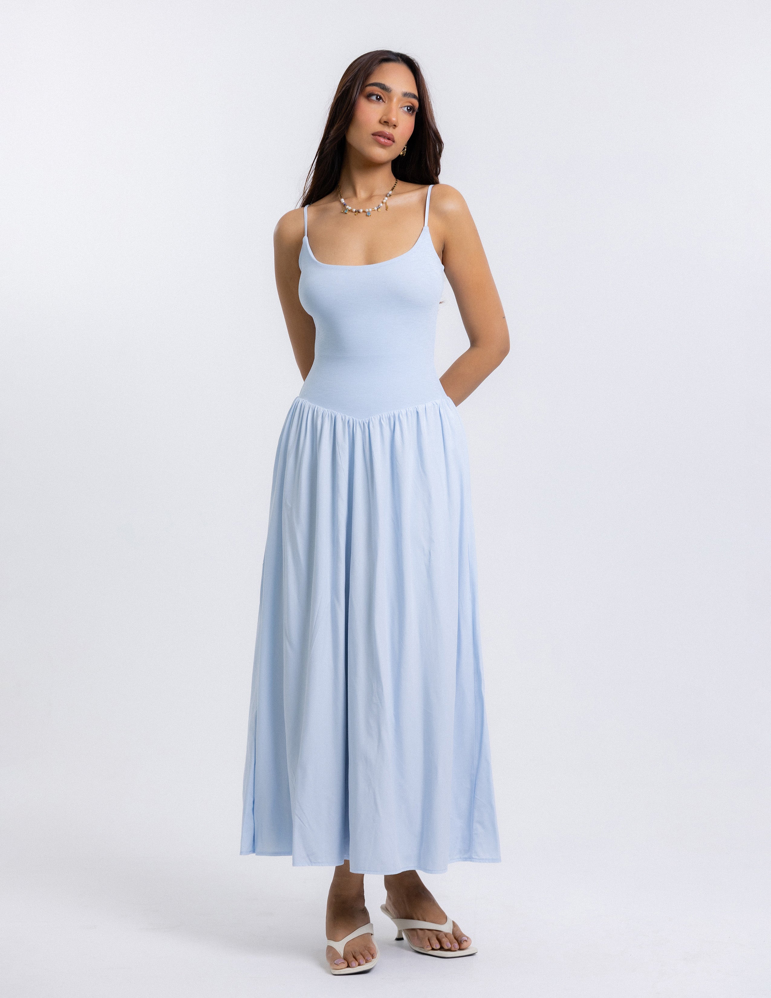 Low Waist Maxi Dress