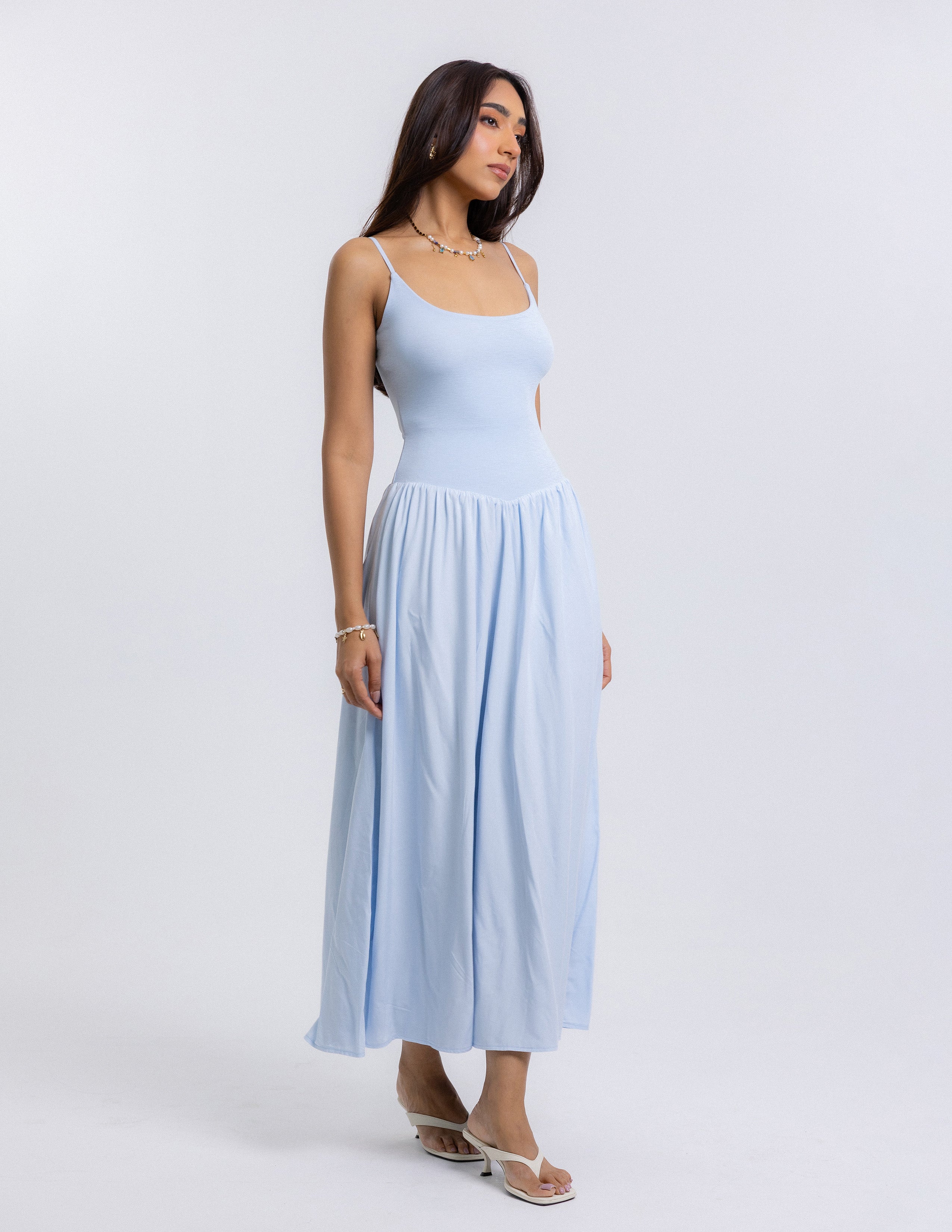 Low Waist Maxi Dress