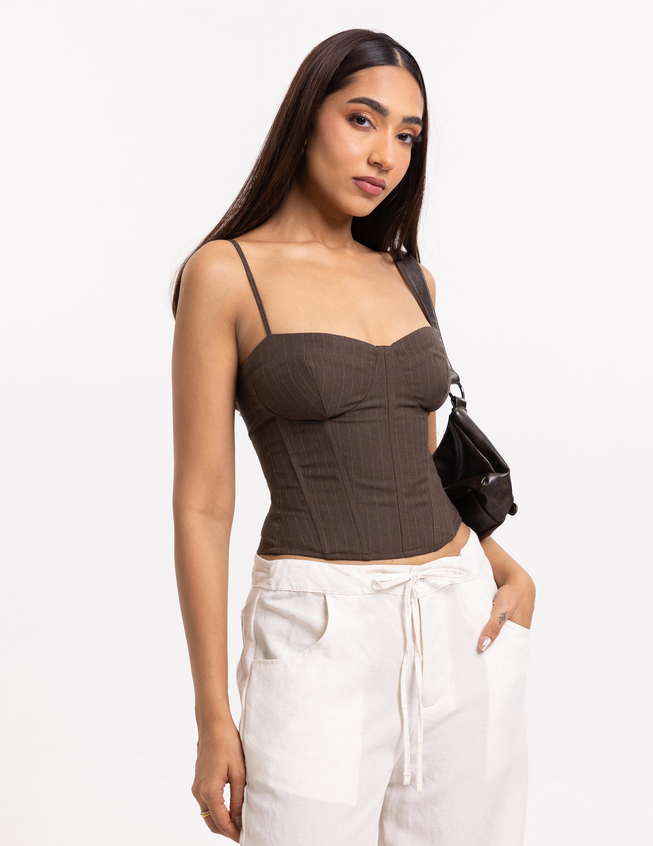 Back Tie Up Corset Top