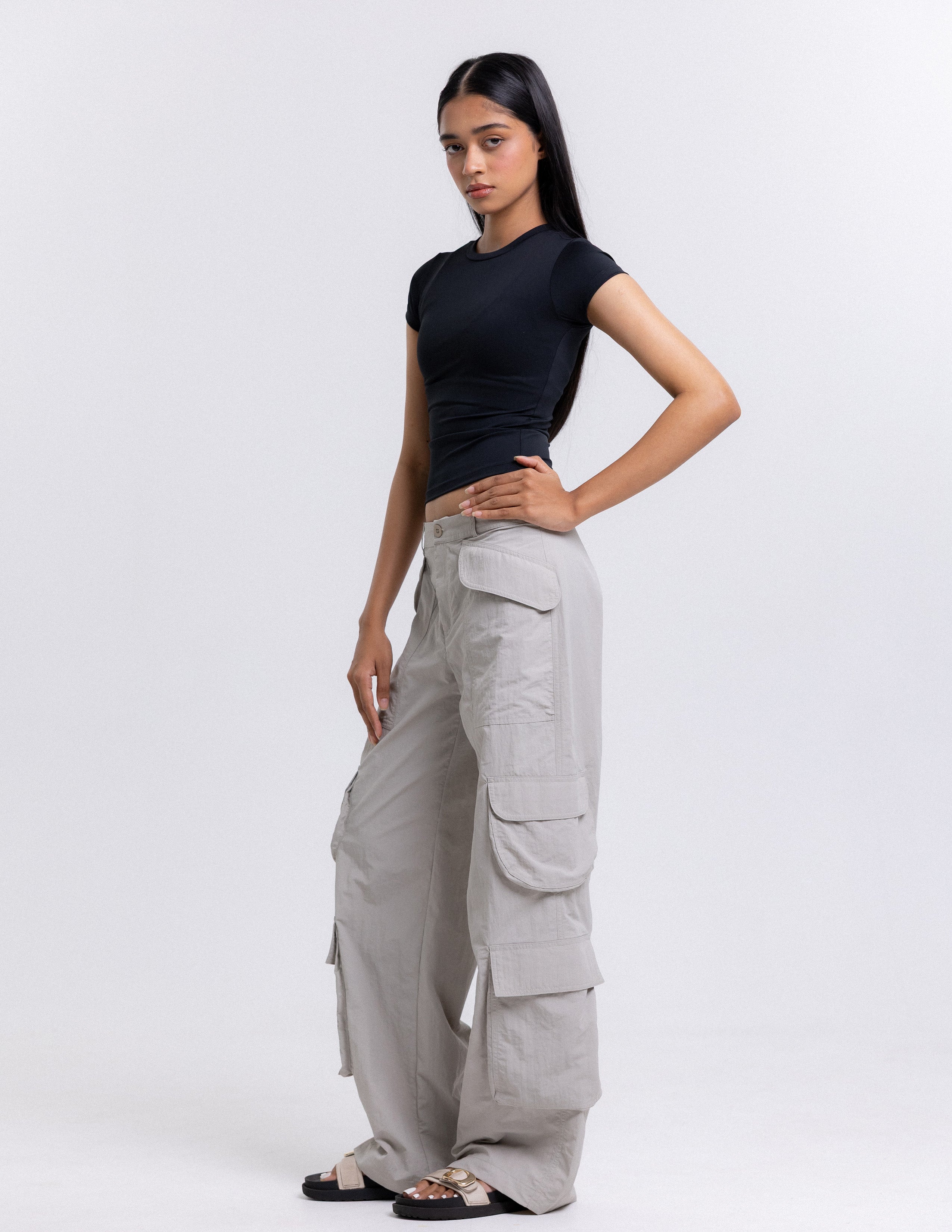 Rue High Neck Fitted Top