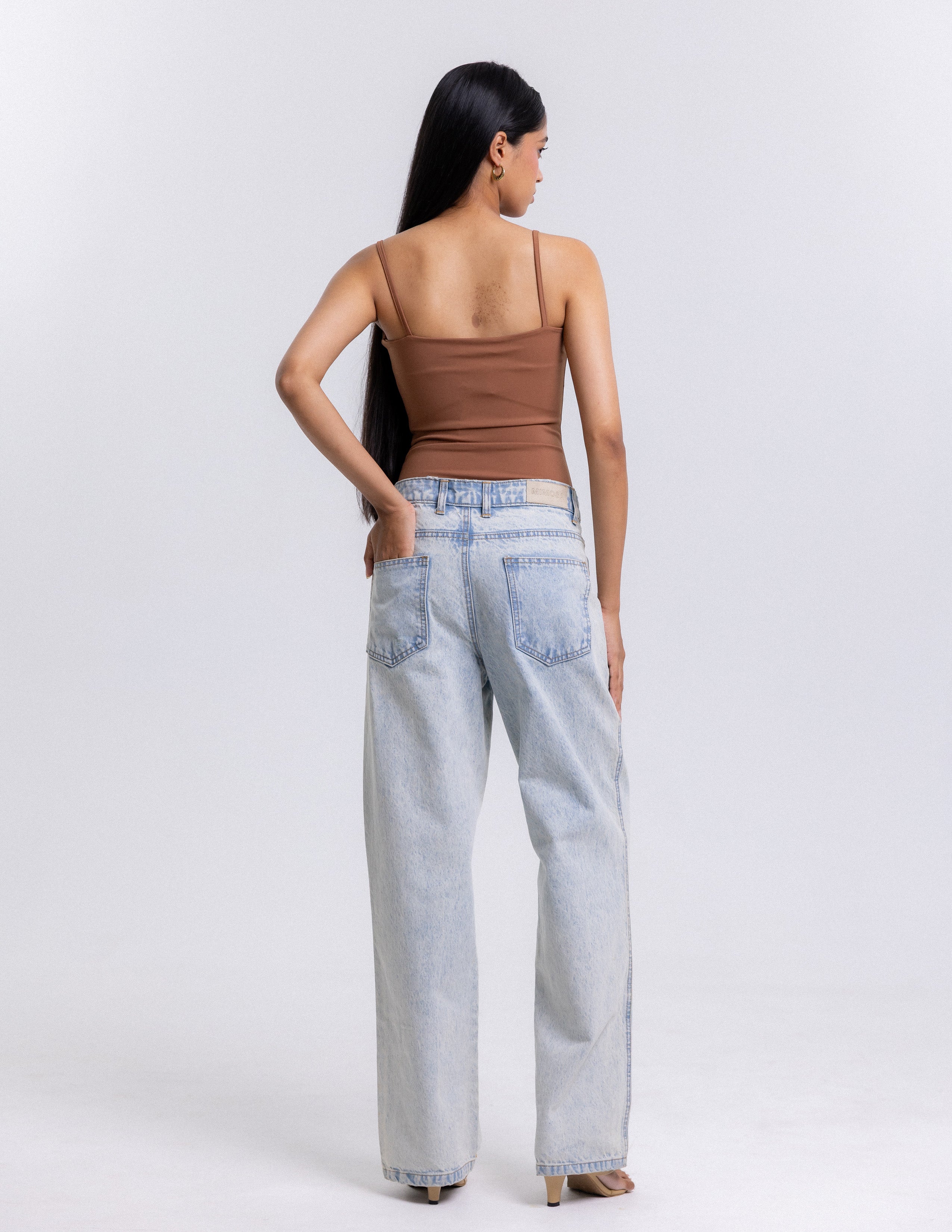 Blake Thin Strap Fitted Bodysuit