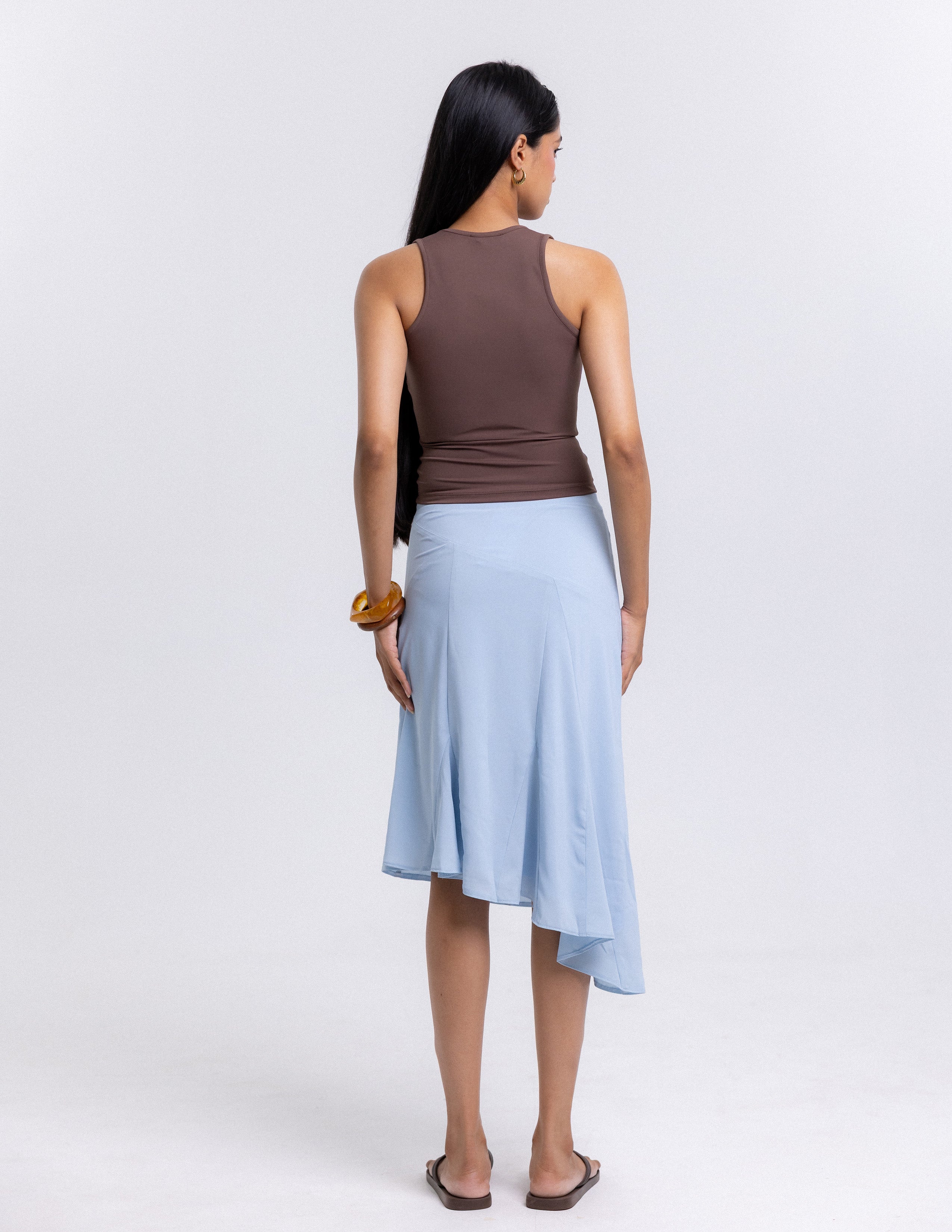 Amee Halter Neck Fitted Top