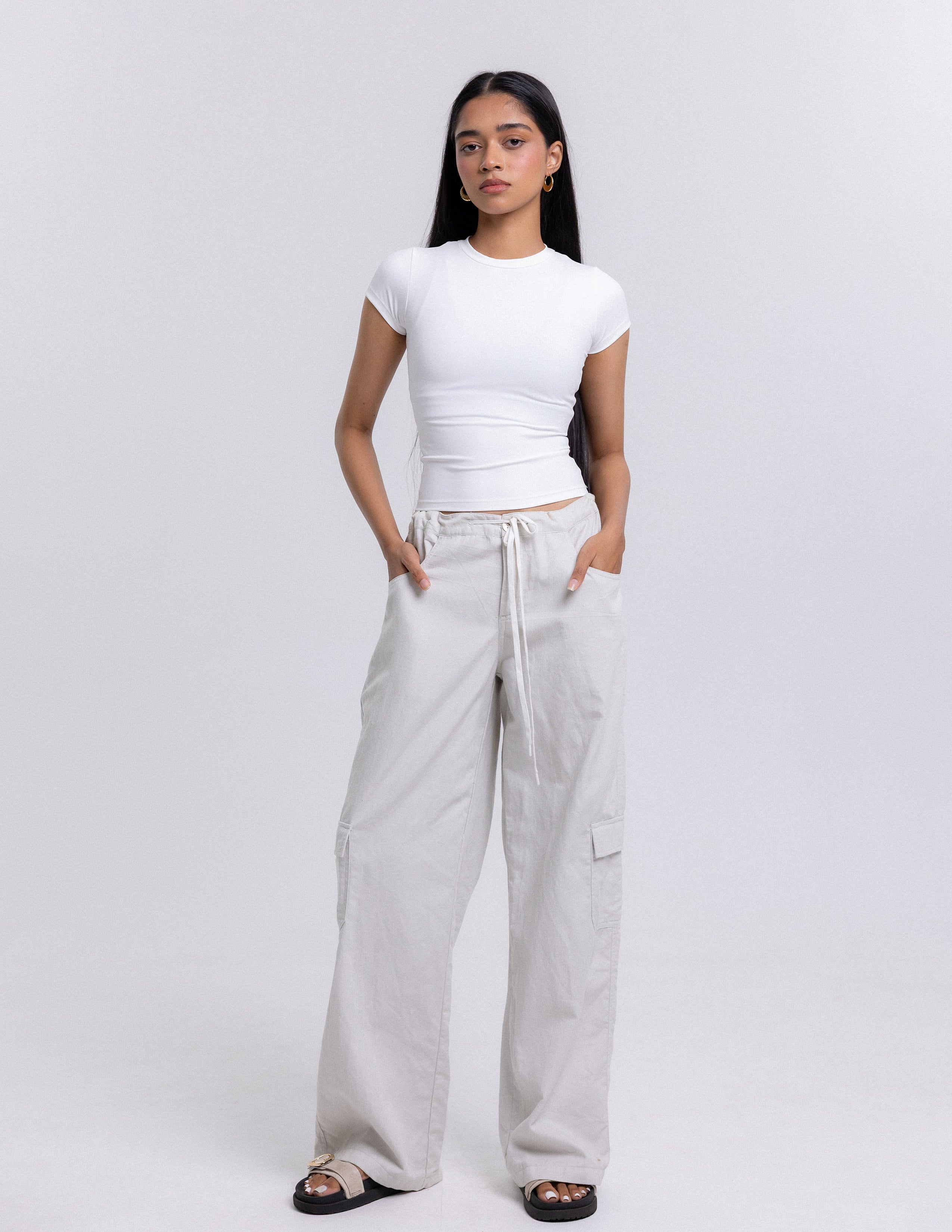 Rue High Neck Fitted Top