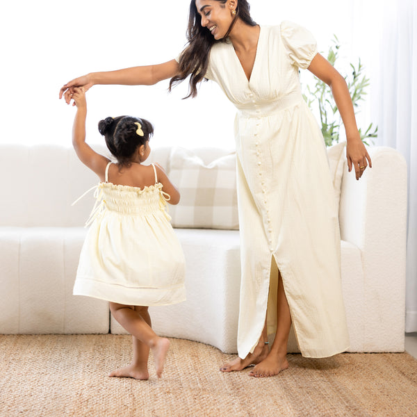 Bustier Button Down Maxi Dress