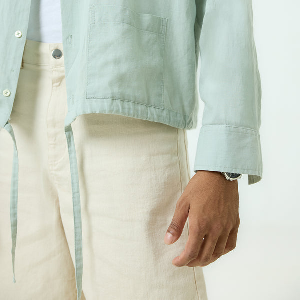 Tunnel detailed double pocket shirt