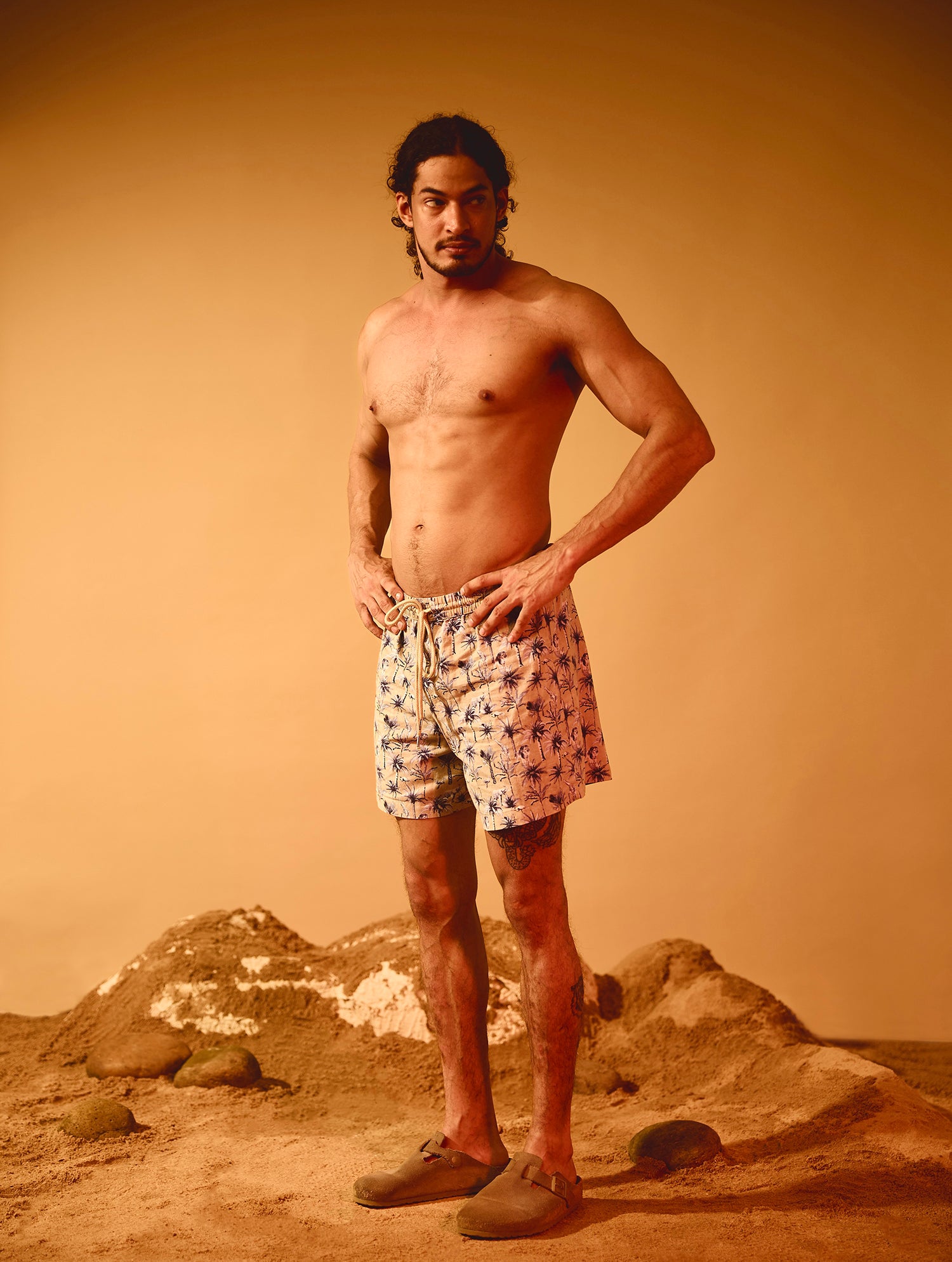 Printed Drawstring Short