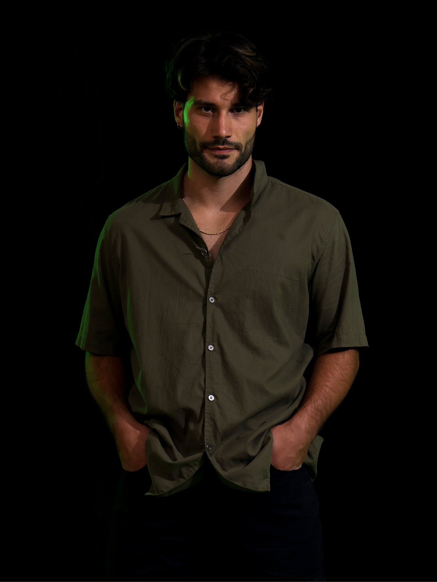 Oversize cotton shirt