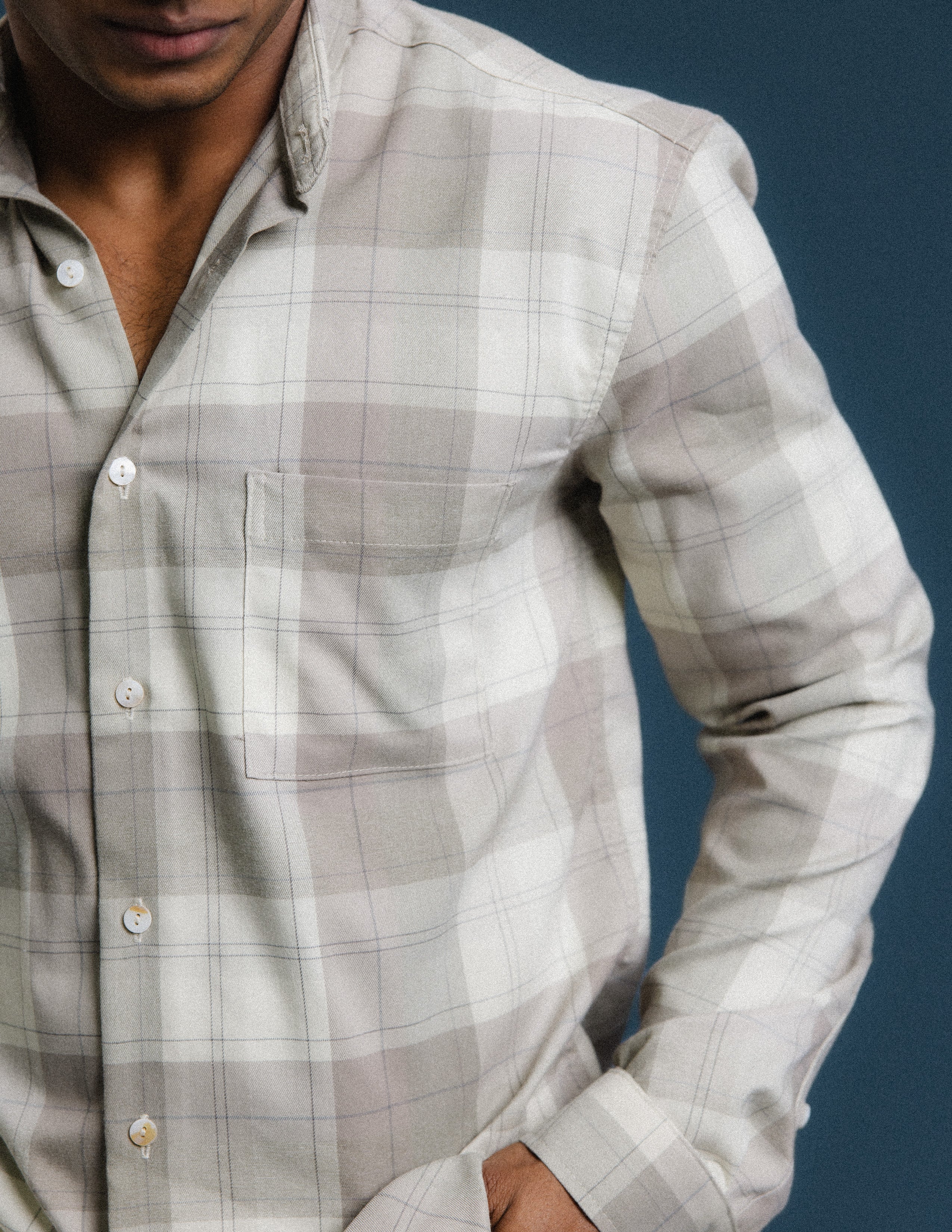 Regular Fit Button Down Long Sleeve Shirt