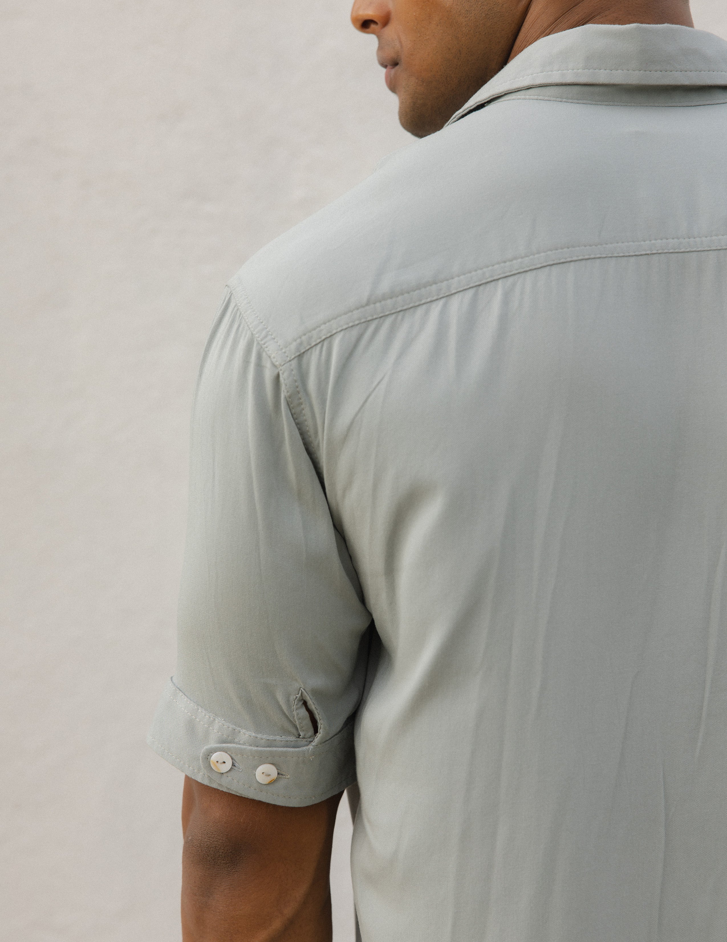 Regular fit sleeve button detail shirt