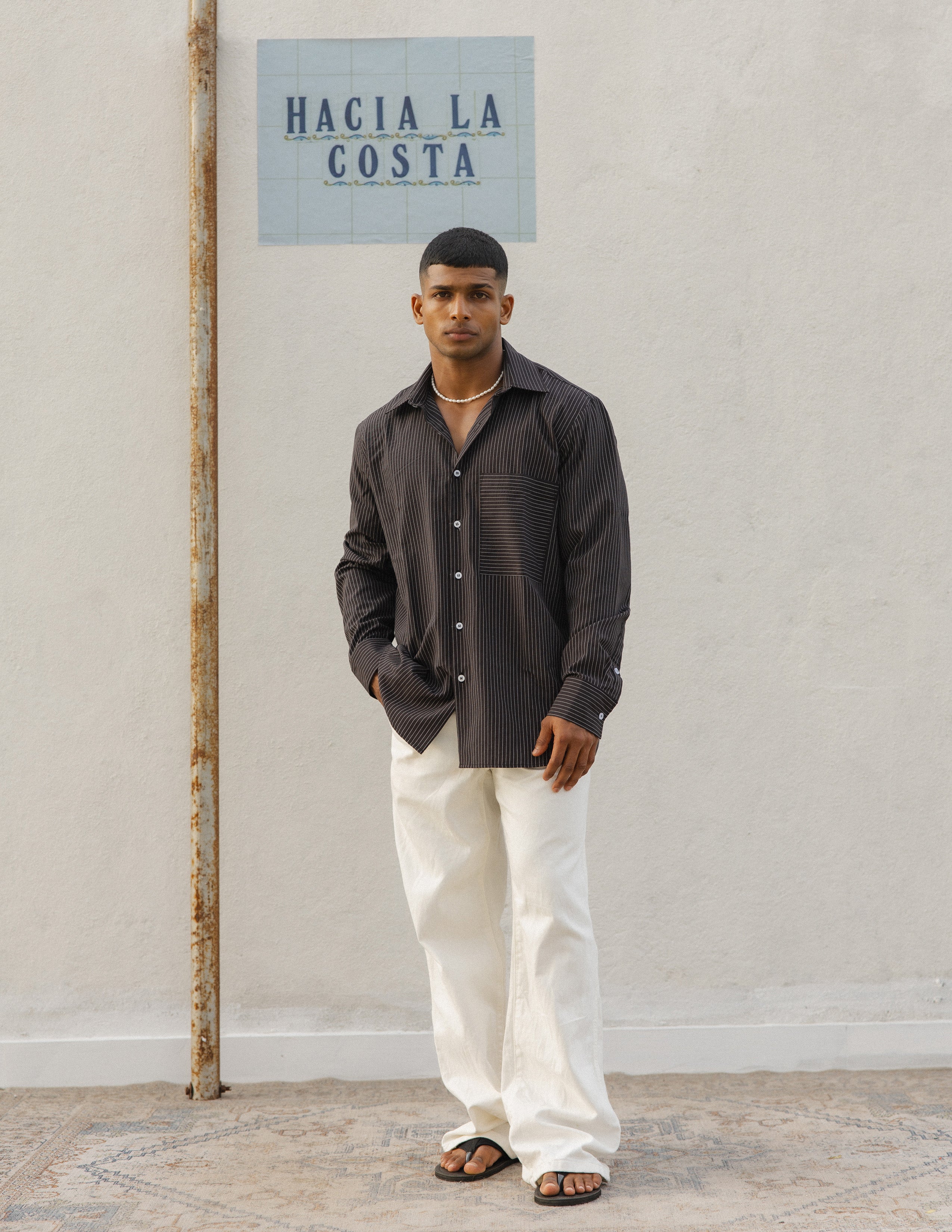 Oversized long sleeve shirt