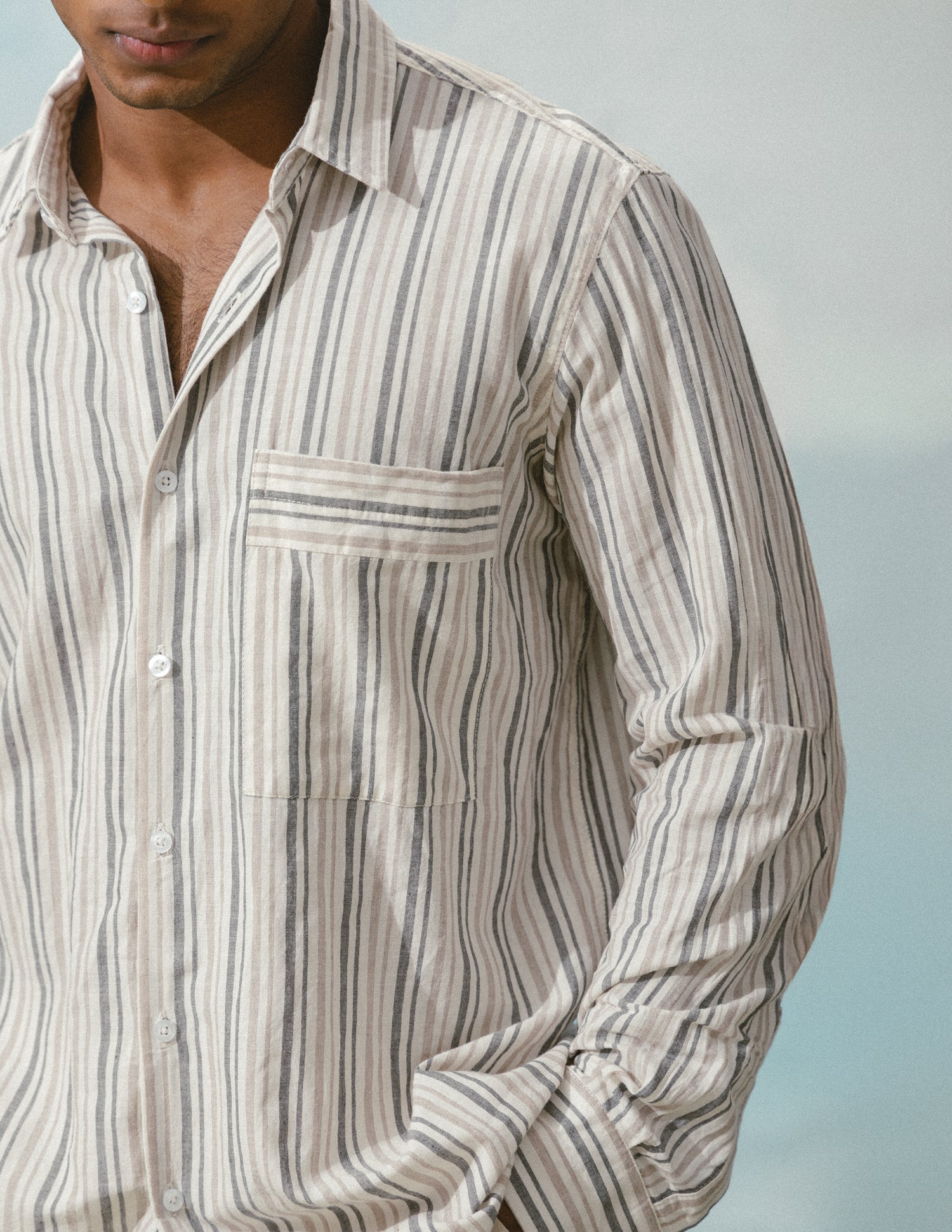 Oversized pocket detailed shirt