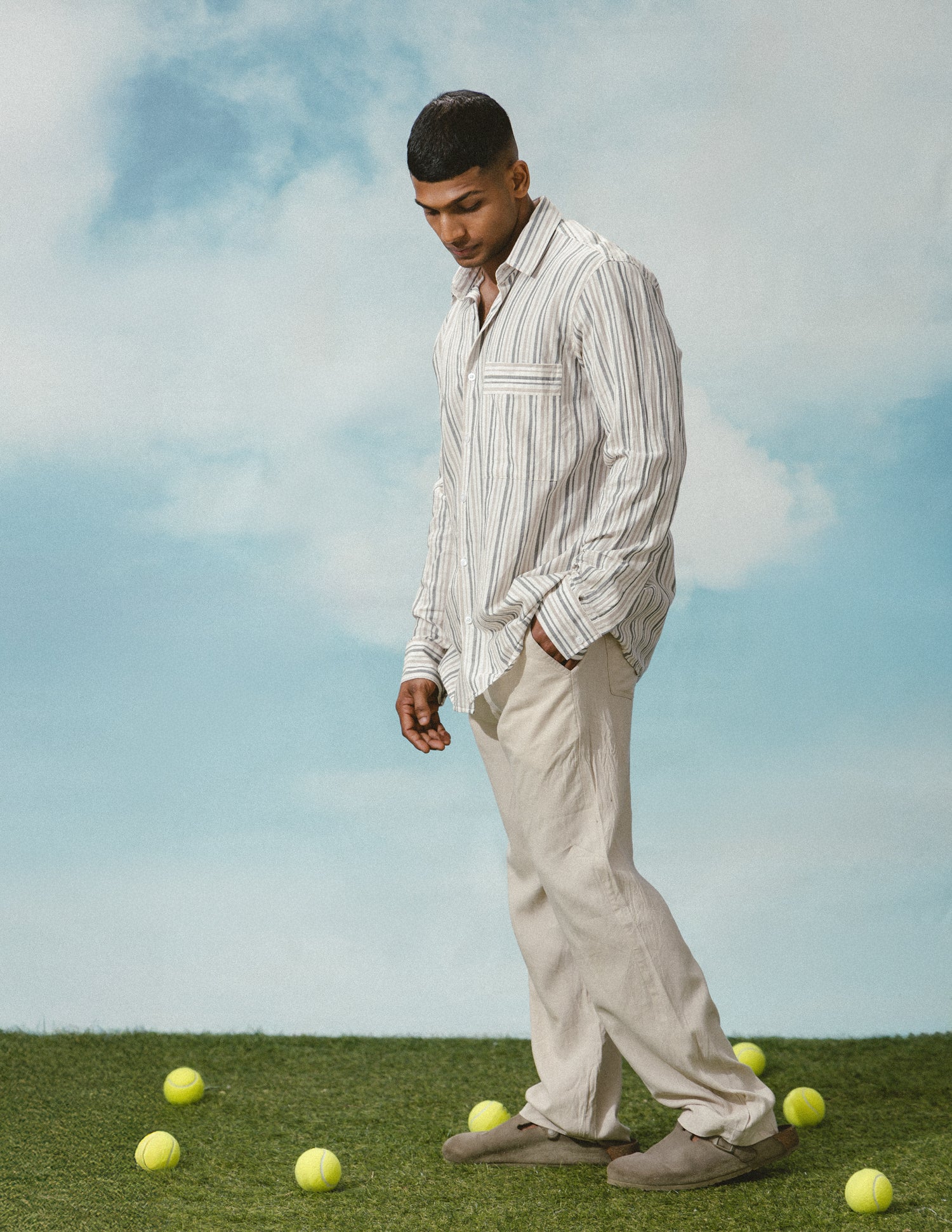 Oversized pocket detailed shirt