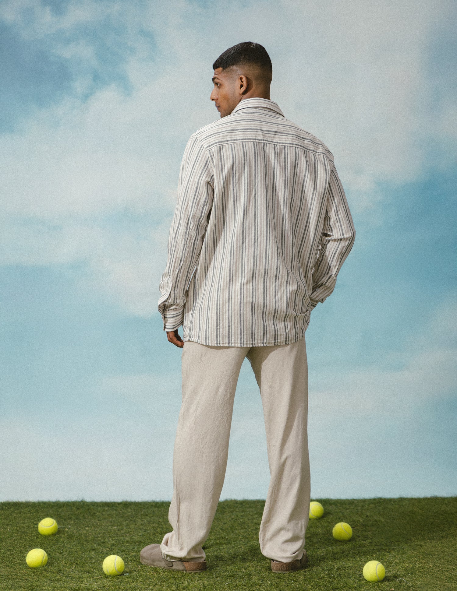 Oversized pocket detailed shirt