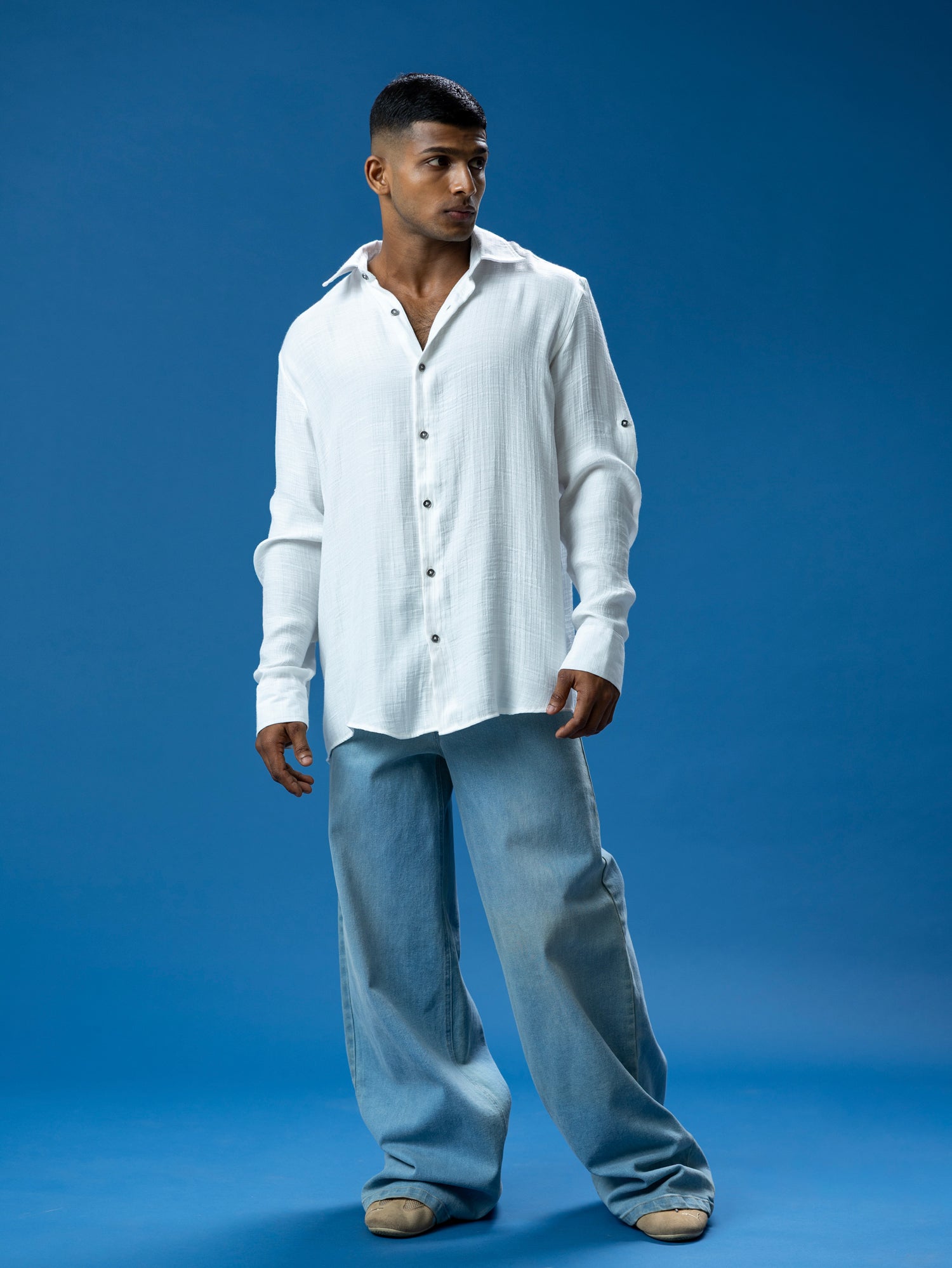 Sleeve tab detailed shirt