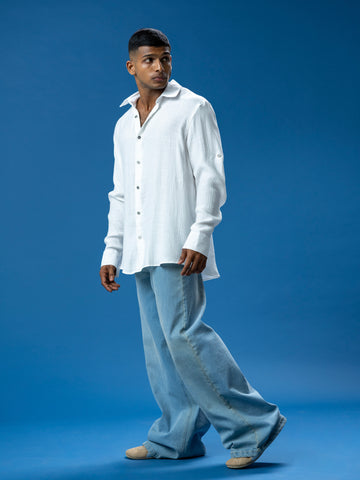 Sleeve tab detailed shirt