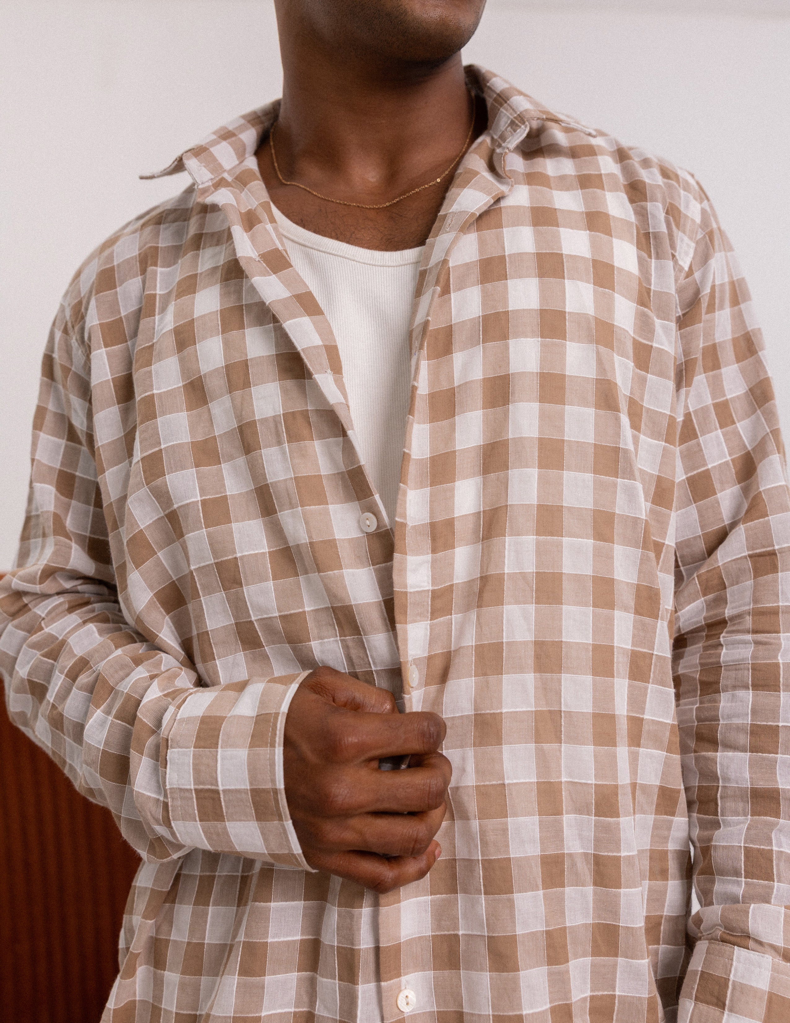 Oversized long sleeve shirt