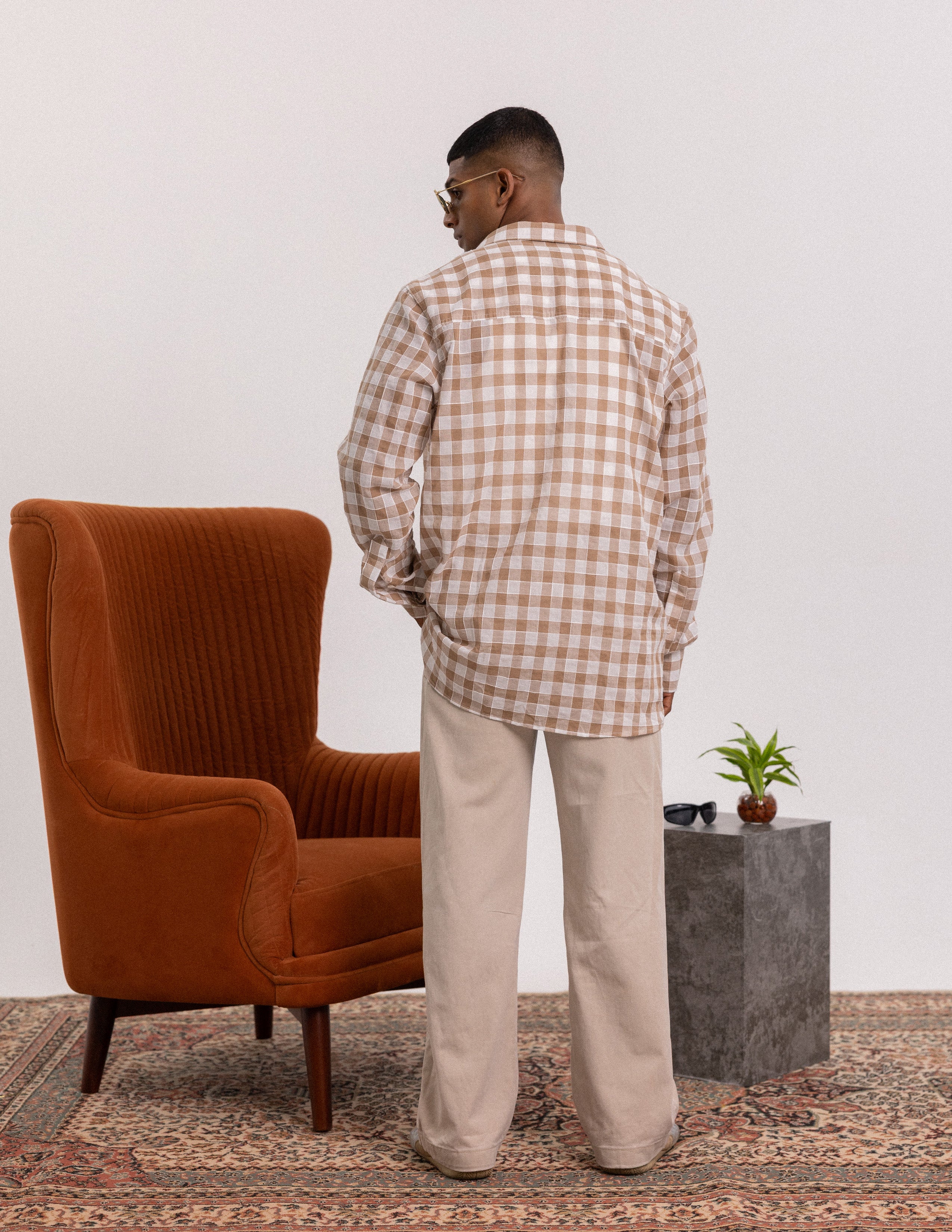 Oversized long sleeve shirt