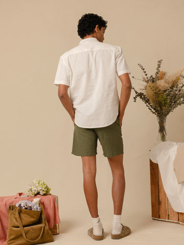 Camp collar regular fit shirt