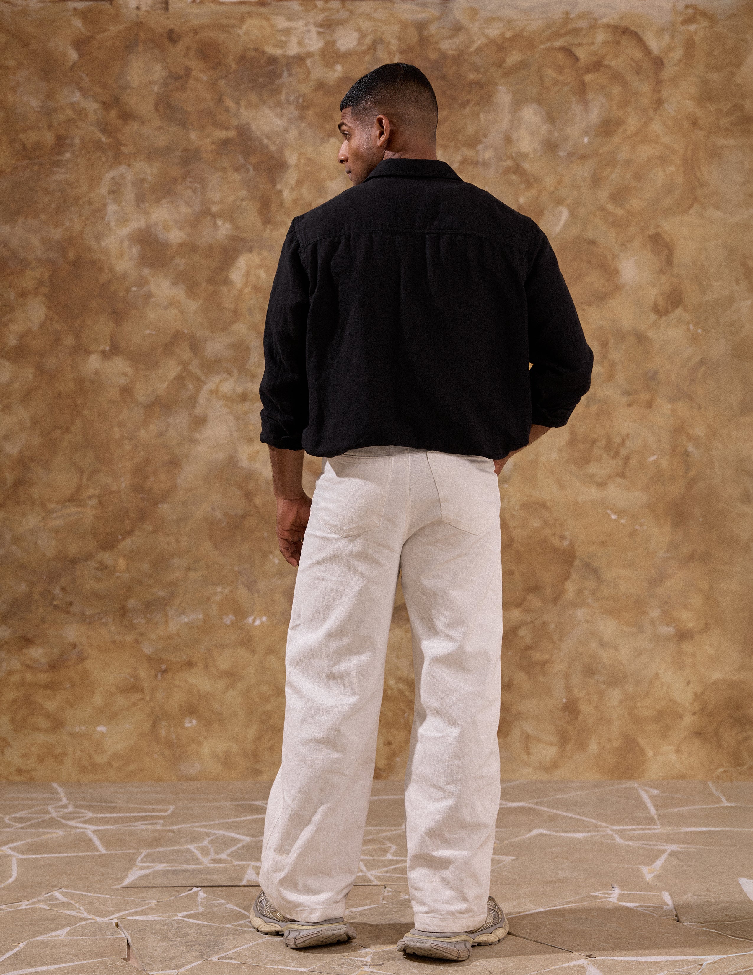Chest pocket detail long sleeve shirt