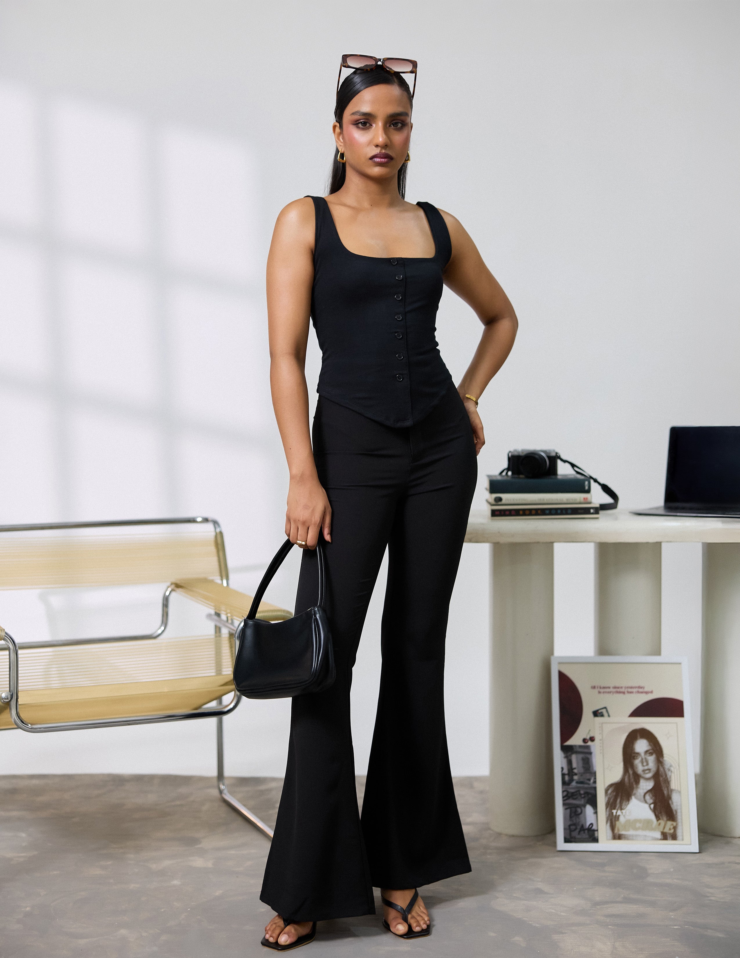 Boot Cut High Waist Pant