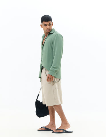 Slim fit button down shirt