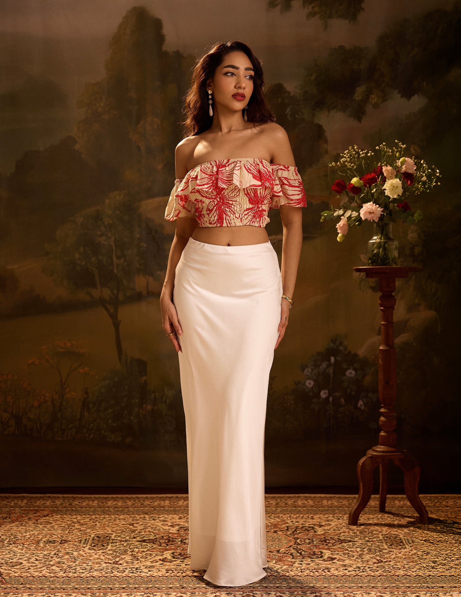 Off Shoulder Smocking Top