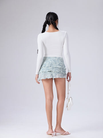 Lora Long Sleeved Fitted Top