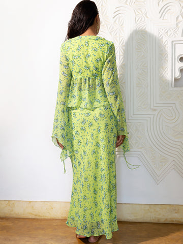 Long Sleeve Tieup Detailed Top