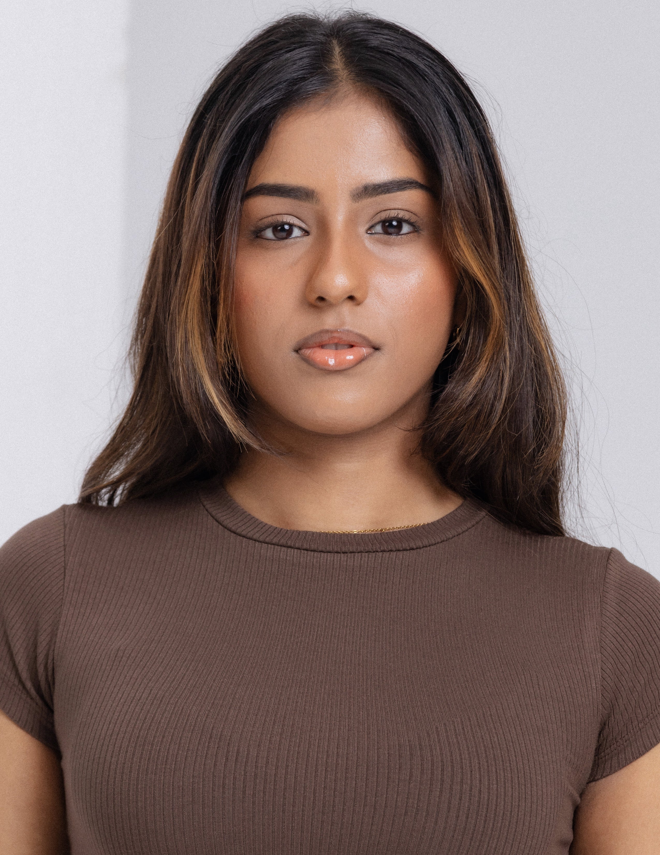 Rue High Neck Fitted Top