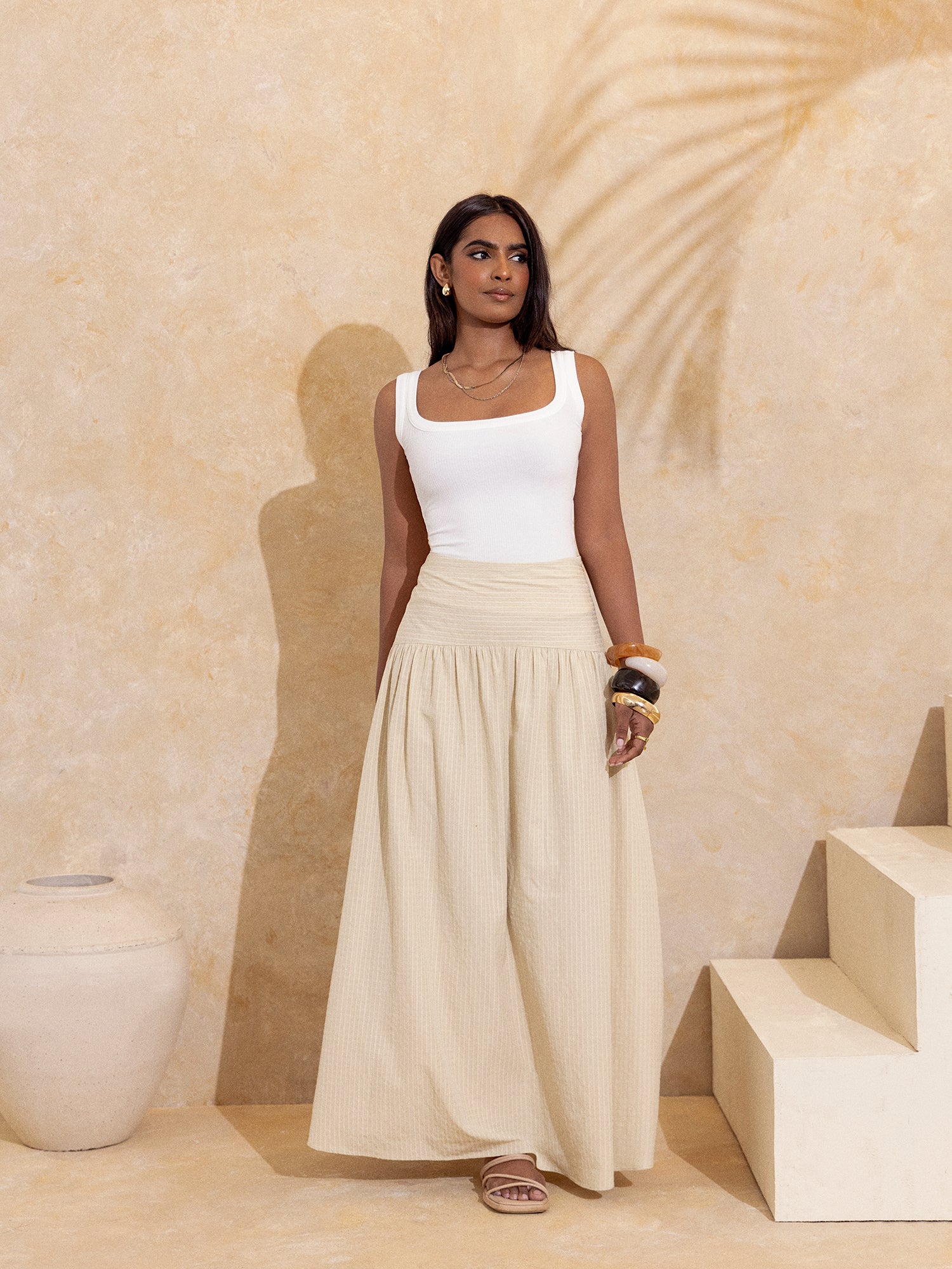 High Waist Maxi Skirt