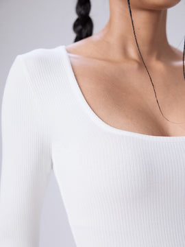 Lora Long Sleeved Fitted Top