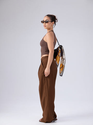 Shae Halter Neck Sleeveless Fitted Top