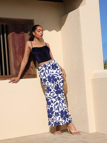 Bias Maxi Skirt