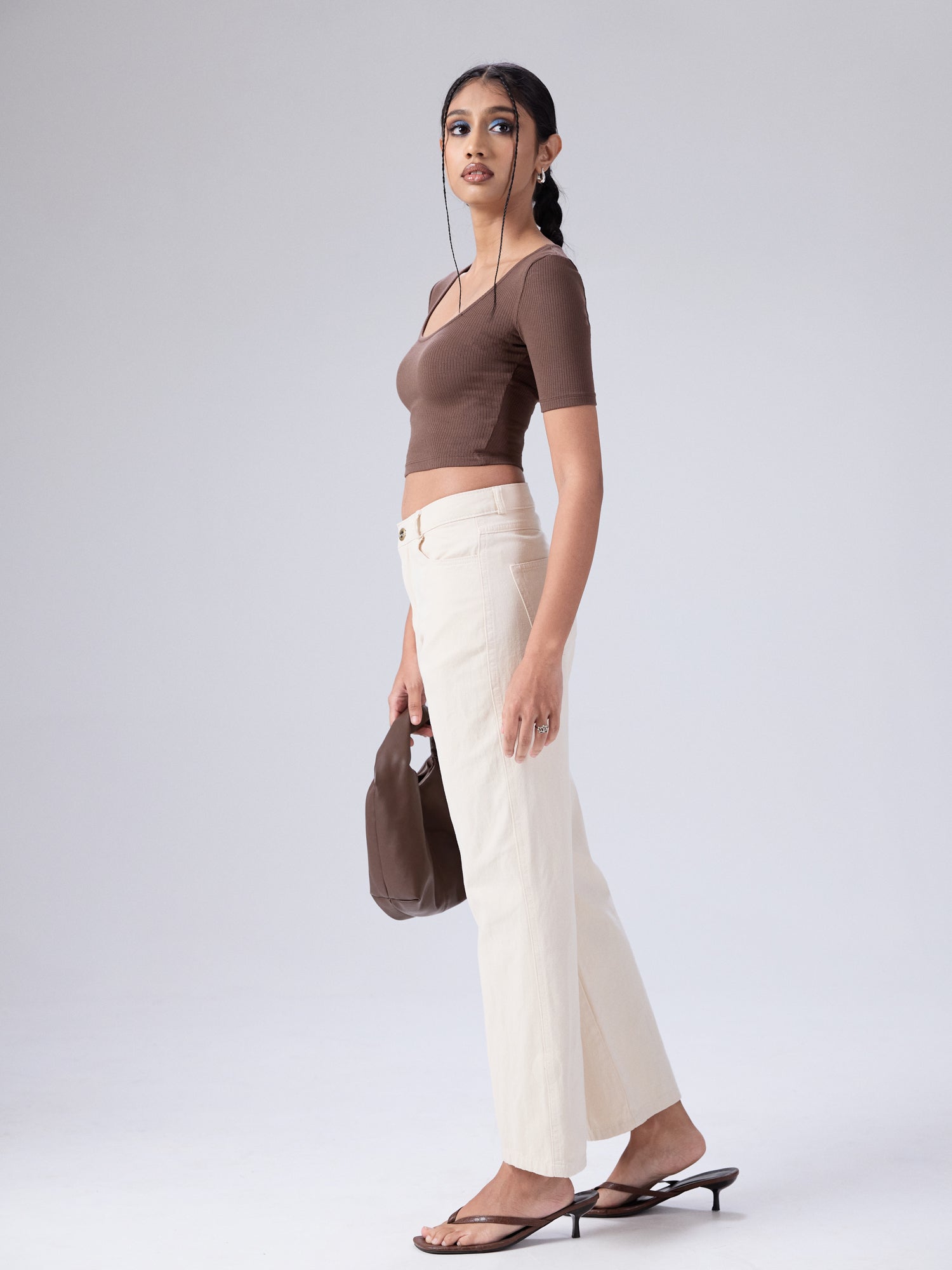 Nora Round Neck Short Sleeved Top