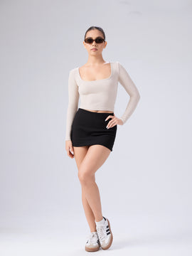 Lora Long Sleeved Fitted Top