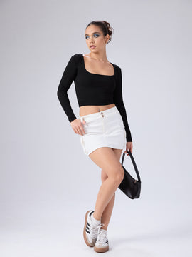 Lora Long Sleeved Fitted Top