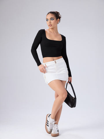 Lora Long Sleeved Fitted Top