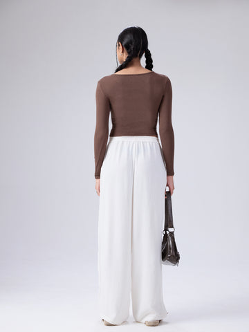 Lora Long Sleeved Fitted Top